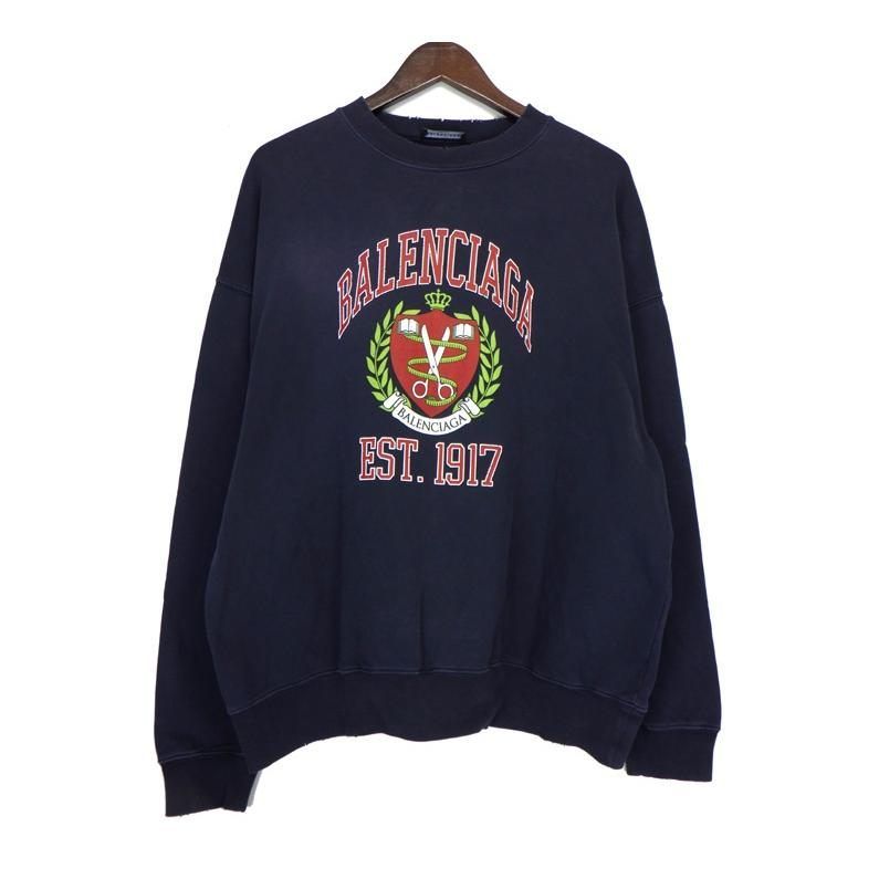 バレンシアガ BALENCIAGA 21AW 【 676629 TLV90 】 カレッジ ロゴ