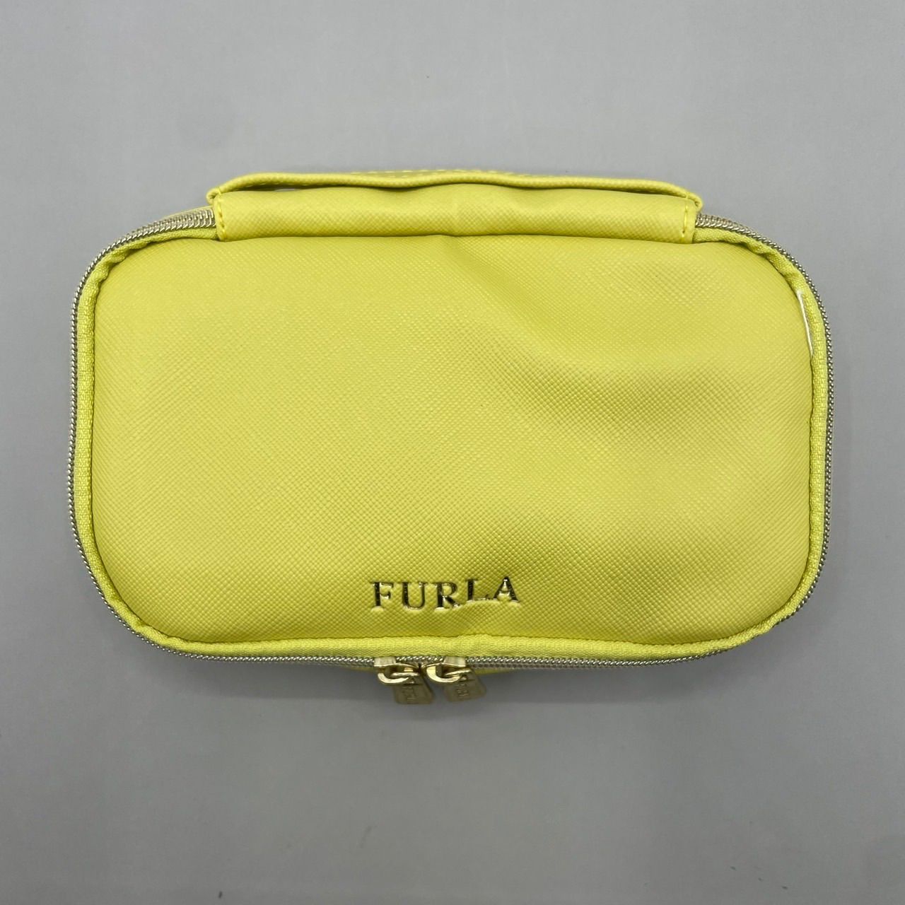 未使用級 FURLA フルラ アクセサリーケース 化粧ポーチ コスメ マルチ 