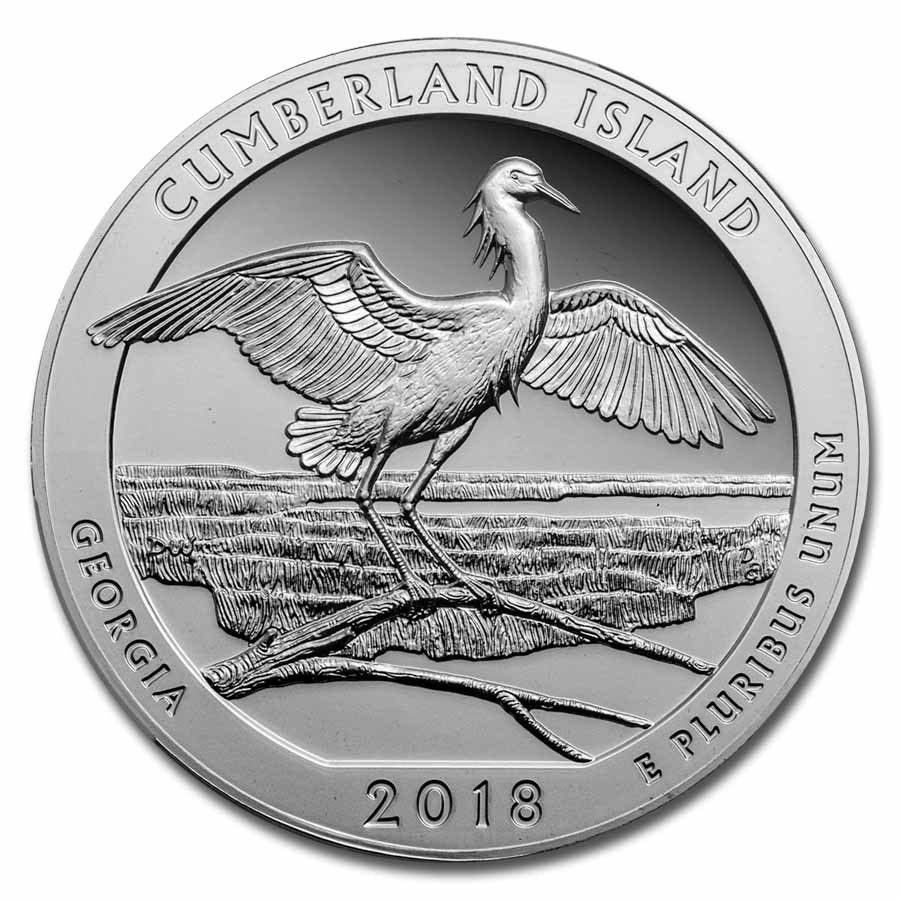 2018年 5オンス シルバー ATB カンバーランド島 MS-69 DPL NGC (ER/FR) - メルカリ