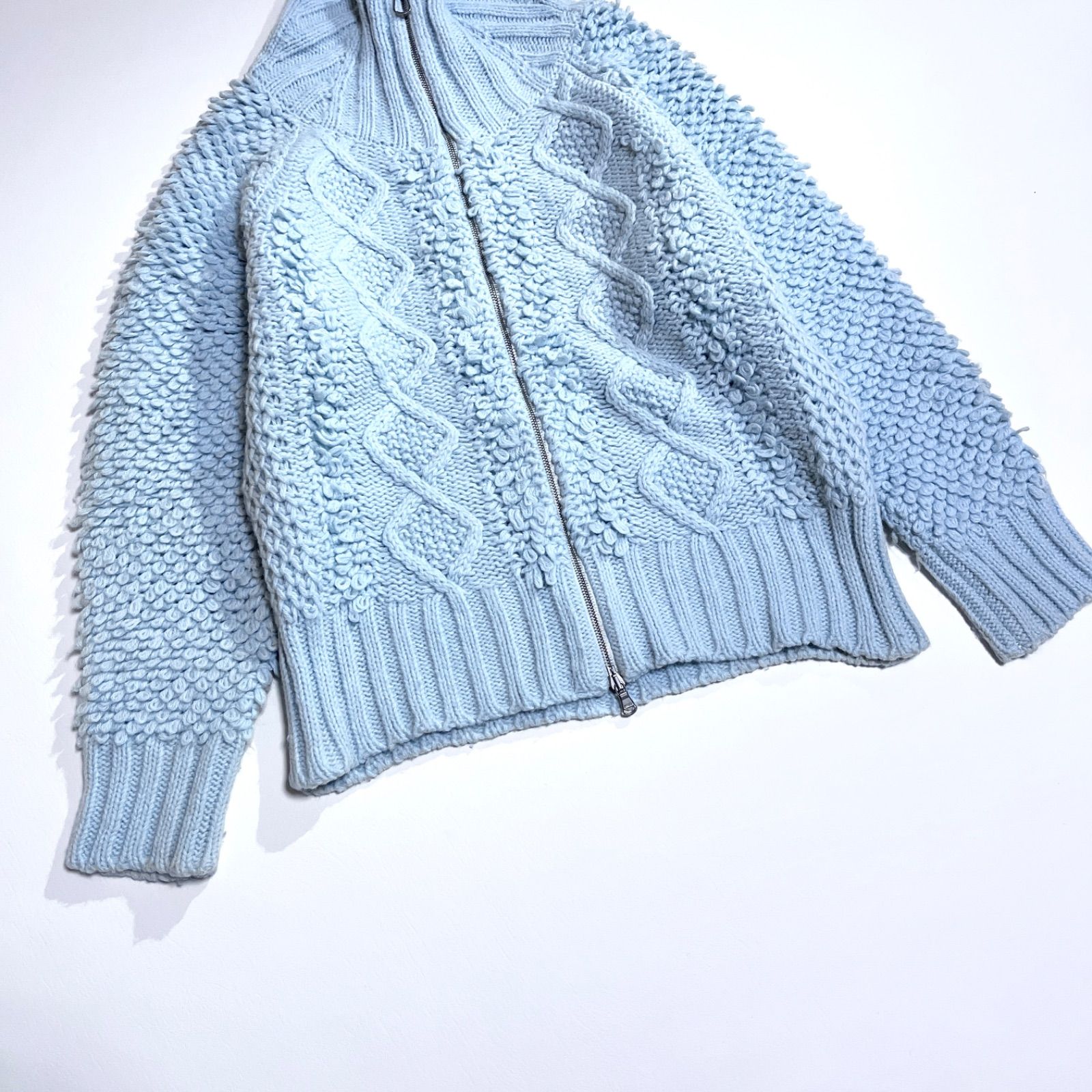 cZ74 Max Mara SPORTMAX アルパカ 羊毛 ラムウール ケーブルニット