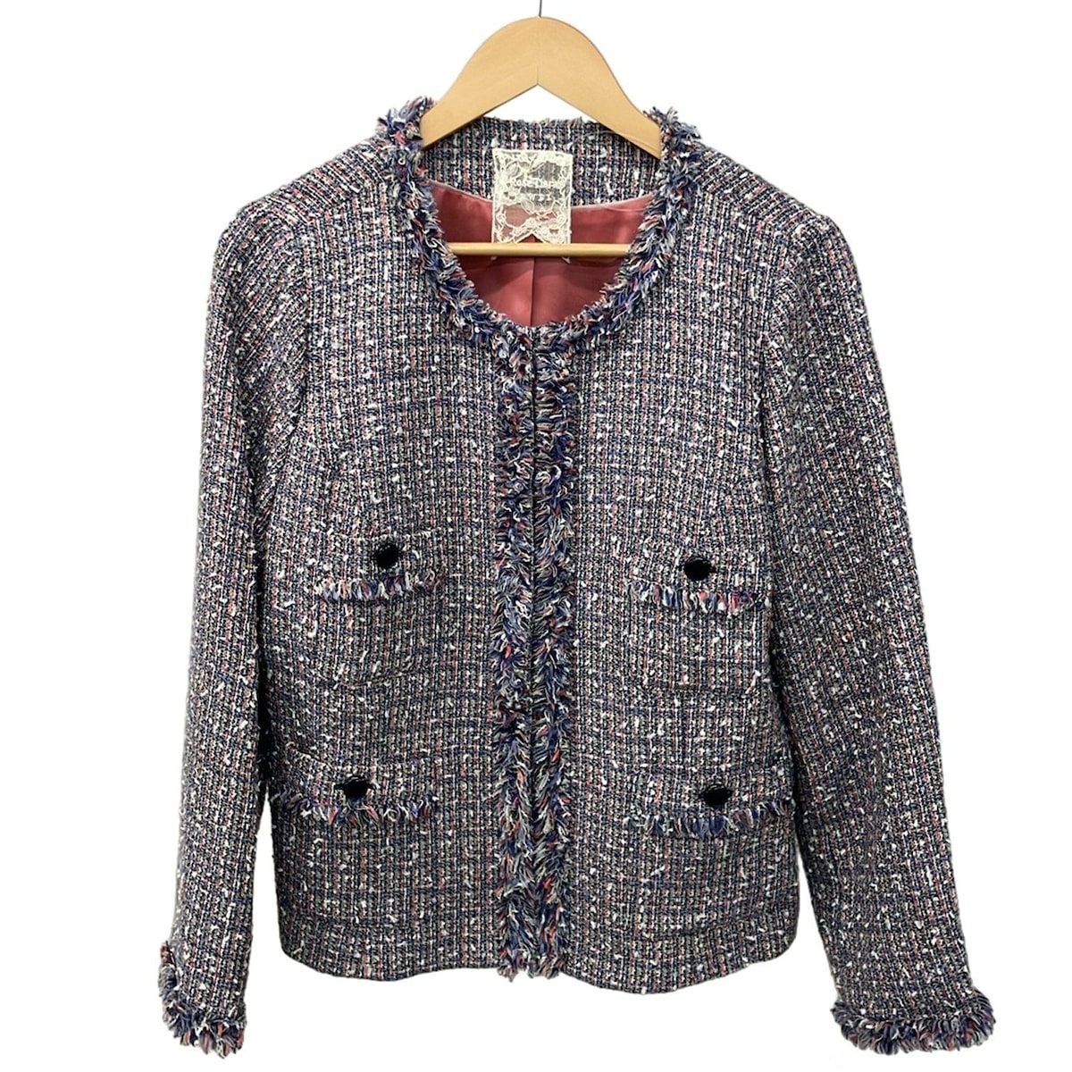 ローズティアラの新品レザー風ジャケット46 ローズティアラ