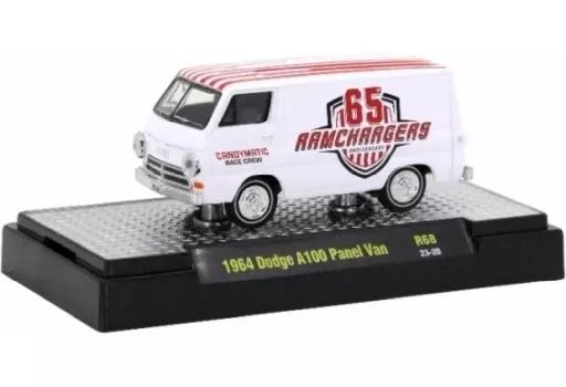 中古】ミニカー 1/64 1964 Dodge A100 Panel Van(ホワイトグロス)「M2