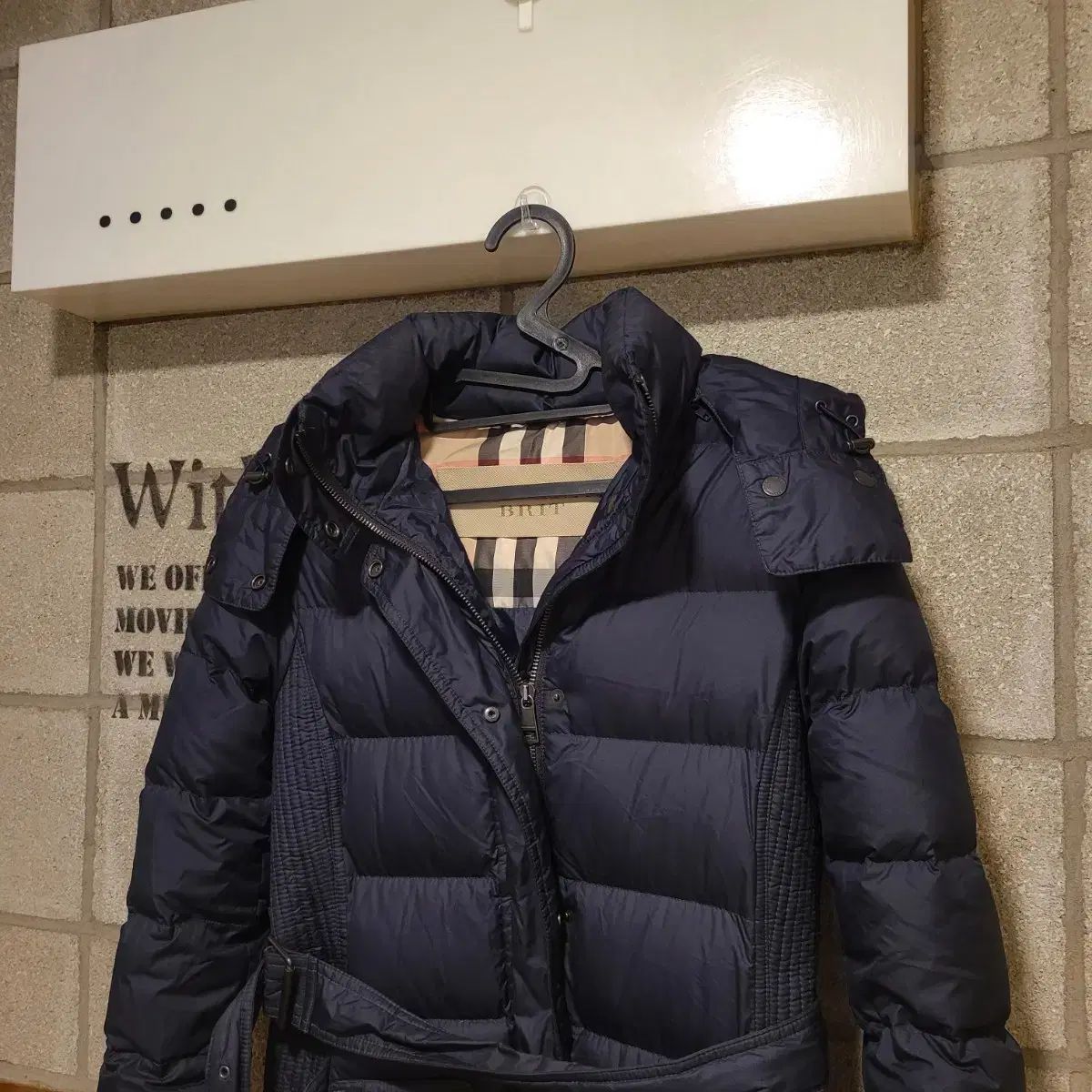 バーバリー ブリット ベルト ロングダウンジャケット S - メルカリ
