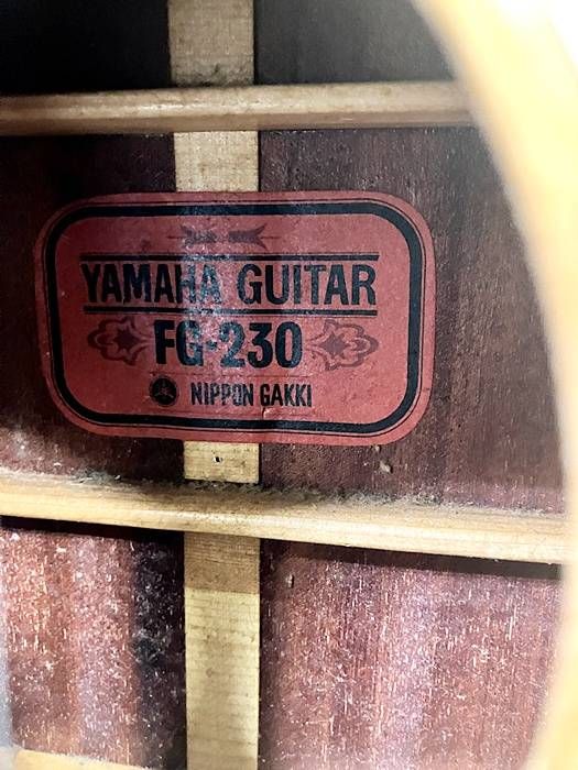【美品】YAMAHA FG230 赤ラベル 1970年製モデル 12弦ギター 美品】YAMAHA FG230 赤ラベル 1970年製モデル 12弦ギター 美品】YAMAHA