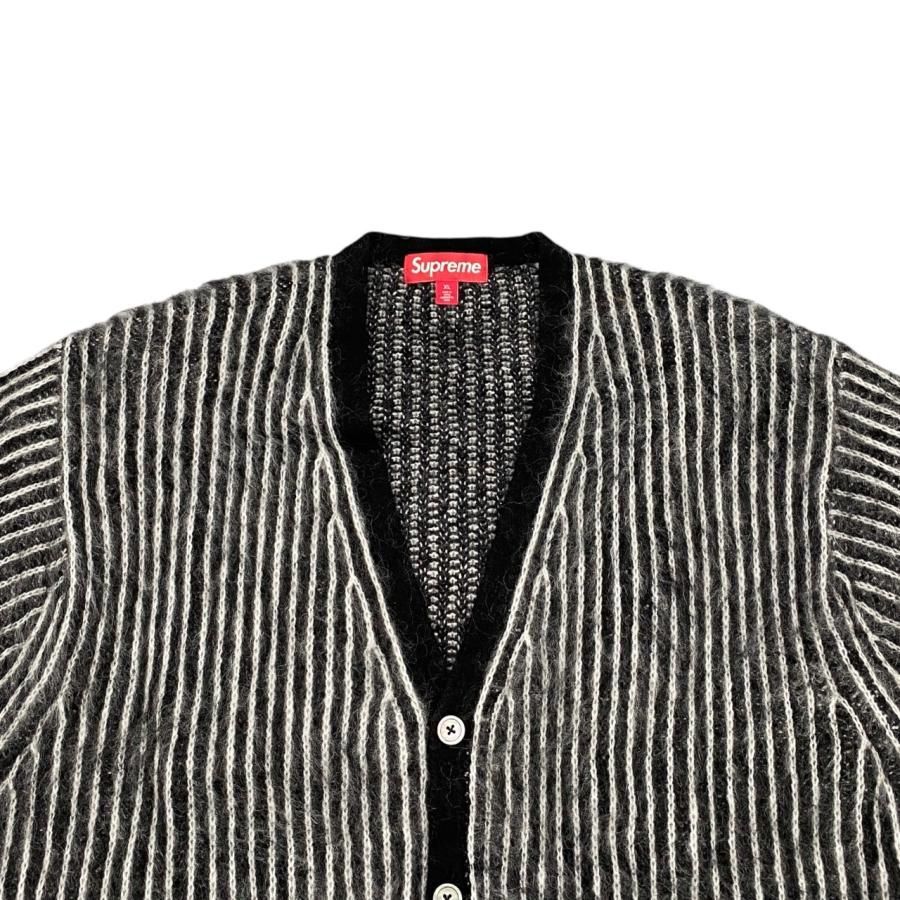 ☆E4903 シュプリーム カーディガン ツートーン モヘア XLサイズ 25SS