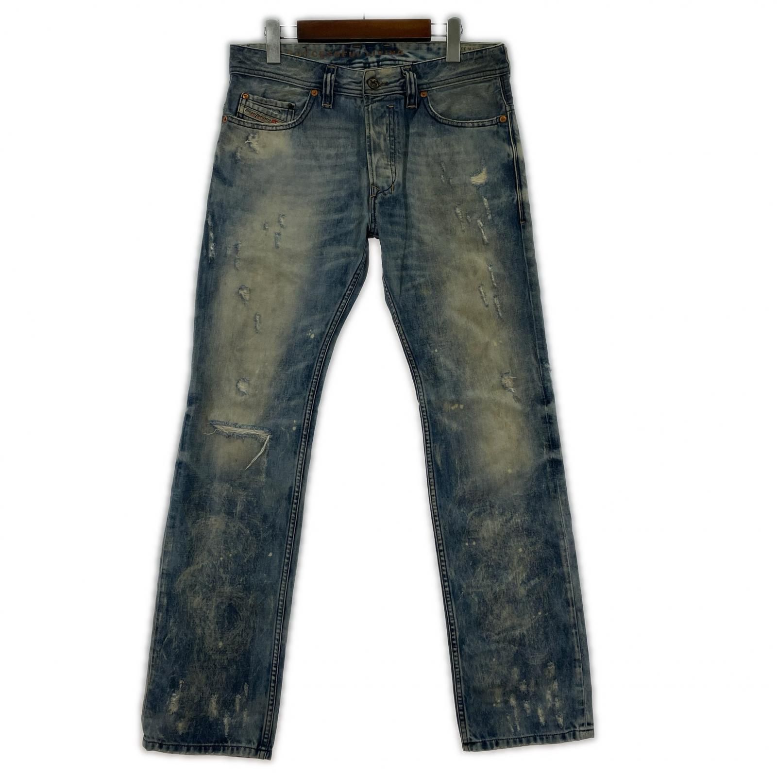DIESEL ダメージ加工 デニムパンツ DIESEL ディーゼル SAFADO ダメージ 