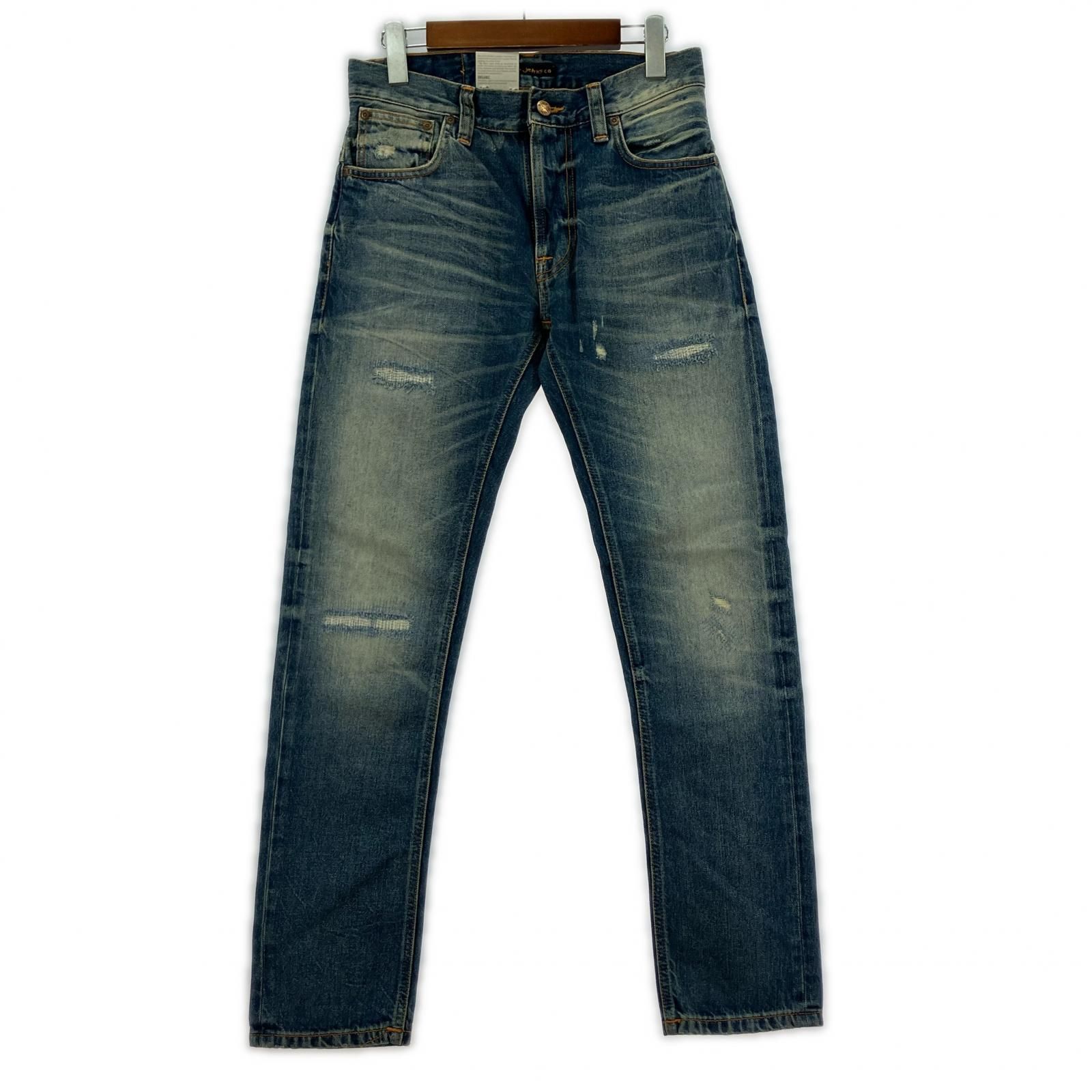 Nudie Jeans ヌーディージーンズ タグ付き ダメージ加工デニムパンツ 