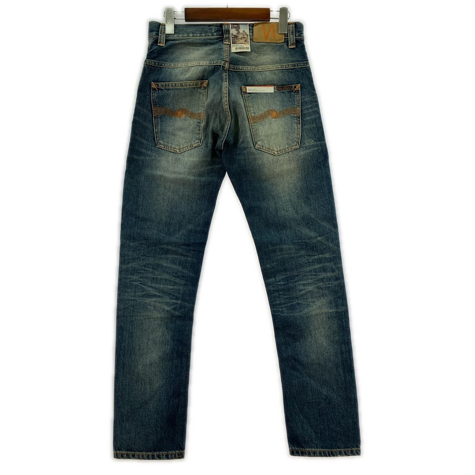 Nudie Jeans ヌーディージーンズ タグ付き ダメージ加工デニムパンツ 
