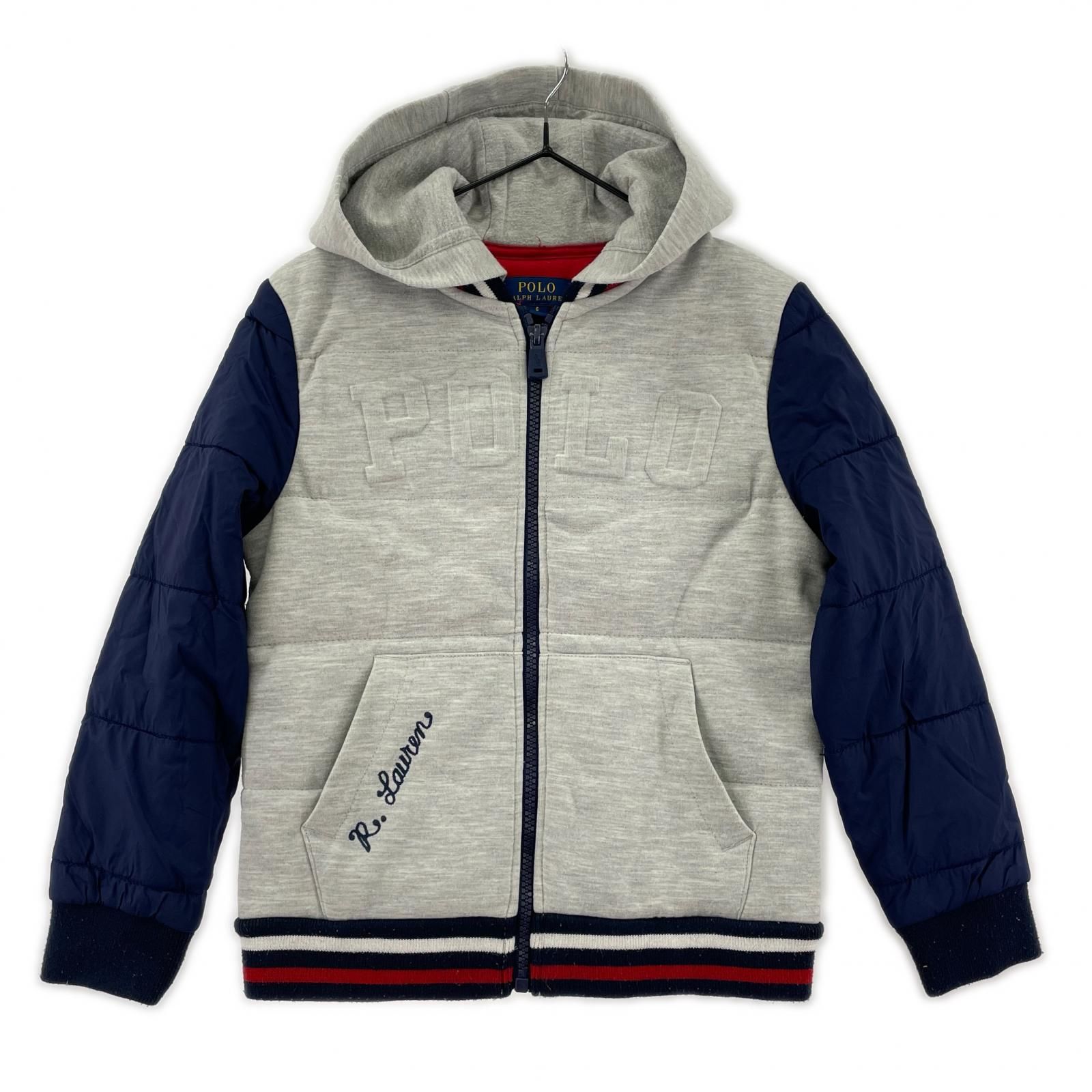 POLO RALPH LAUREN ポロ・ラルフローレン 素材切替 フードブルゾン 