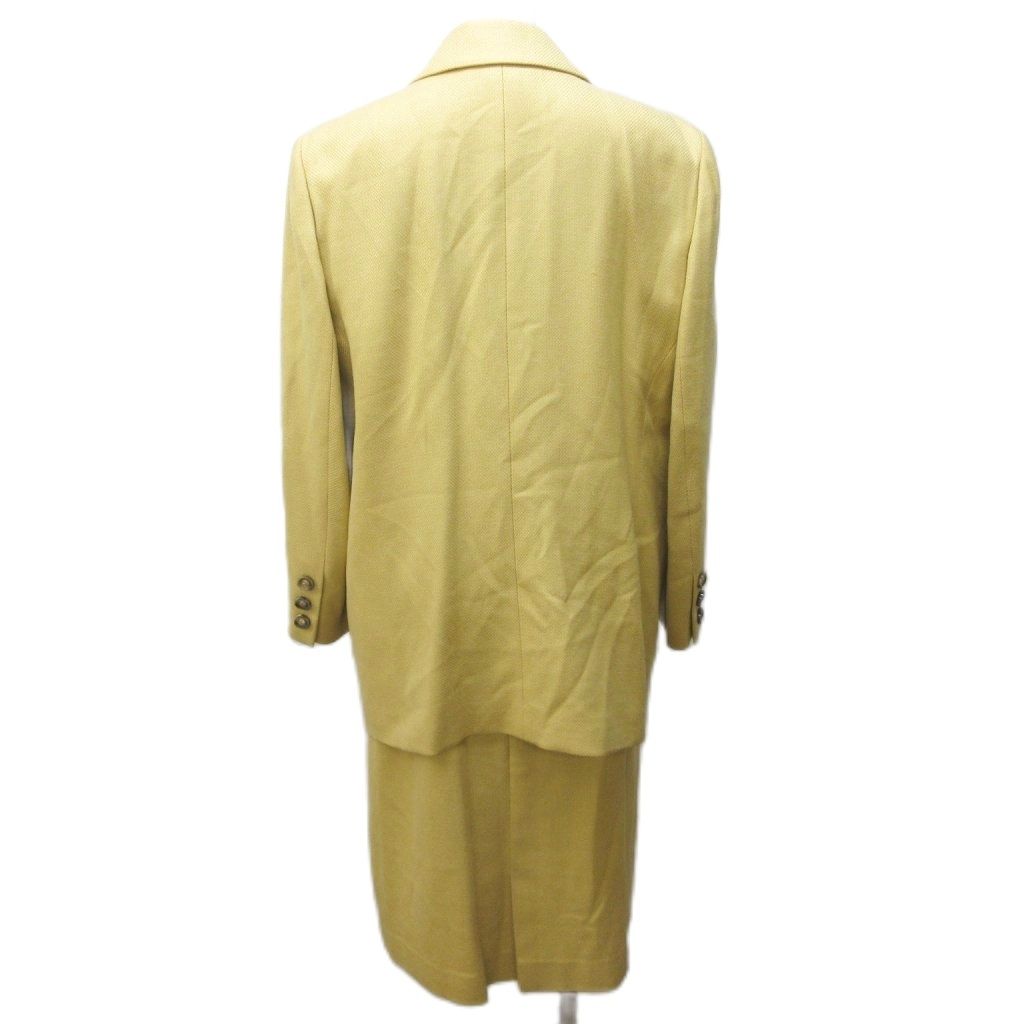 レリアン Leilian 大きいサイズ セットアップ スカートスーツ ウール