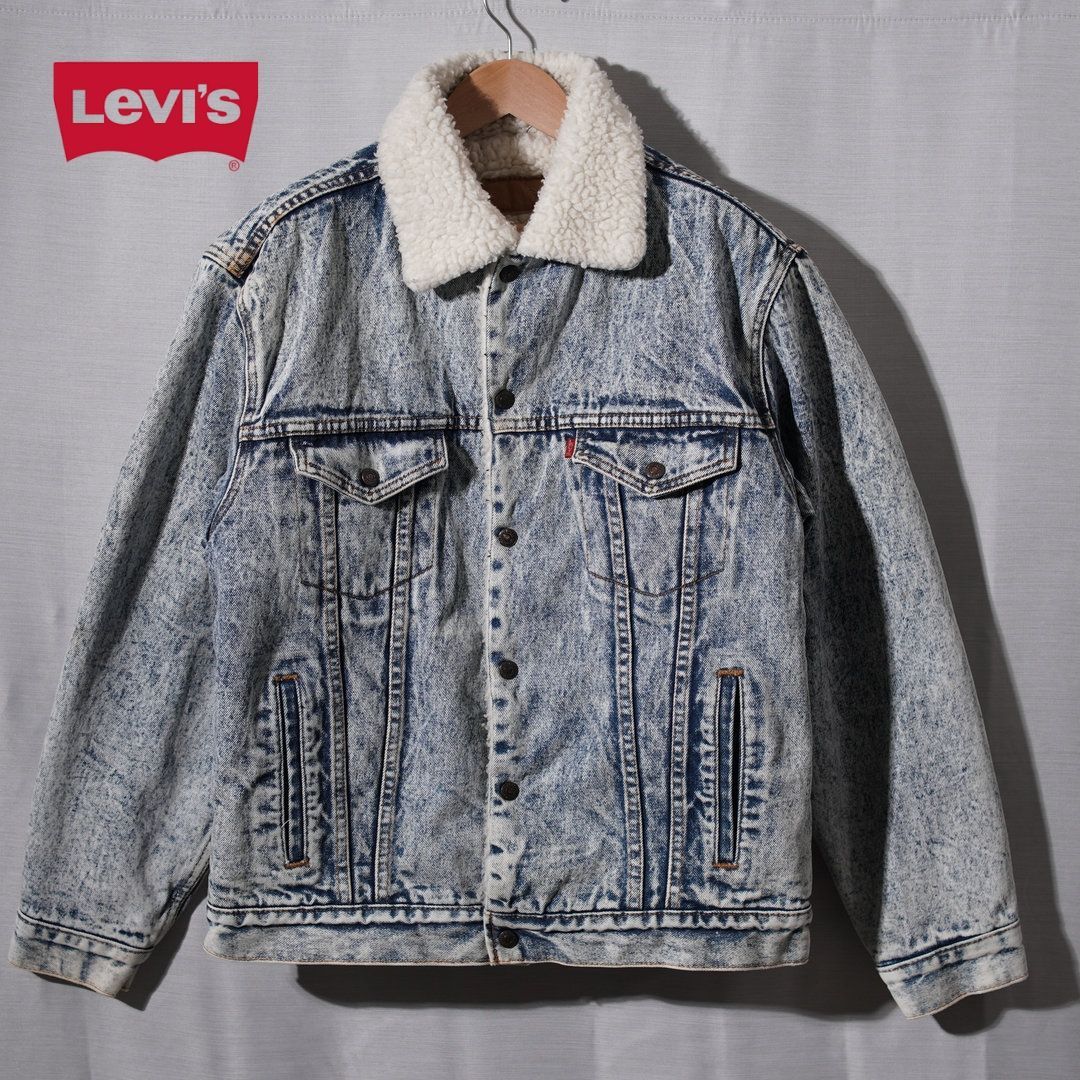 【Vintage】70608 ボアジャケット 極上品 極上フェード 80s 90s リーバイス Levi's 70608 0217 シェルパ デニム