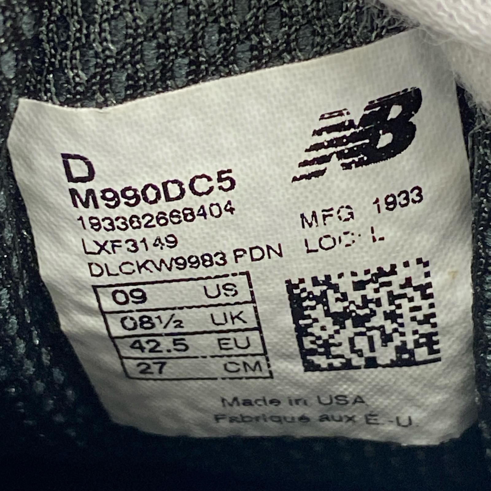 NEW BALANCE ニューバランス M990DC5 990 v5スニーカー size27CM 