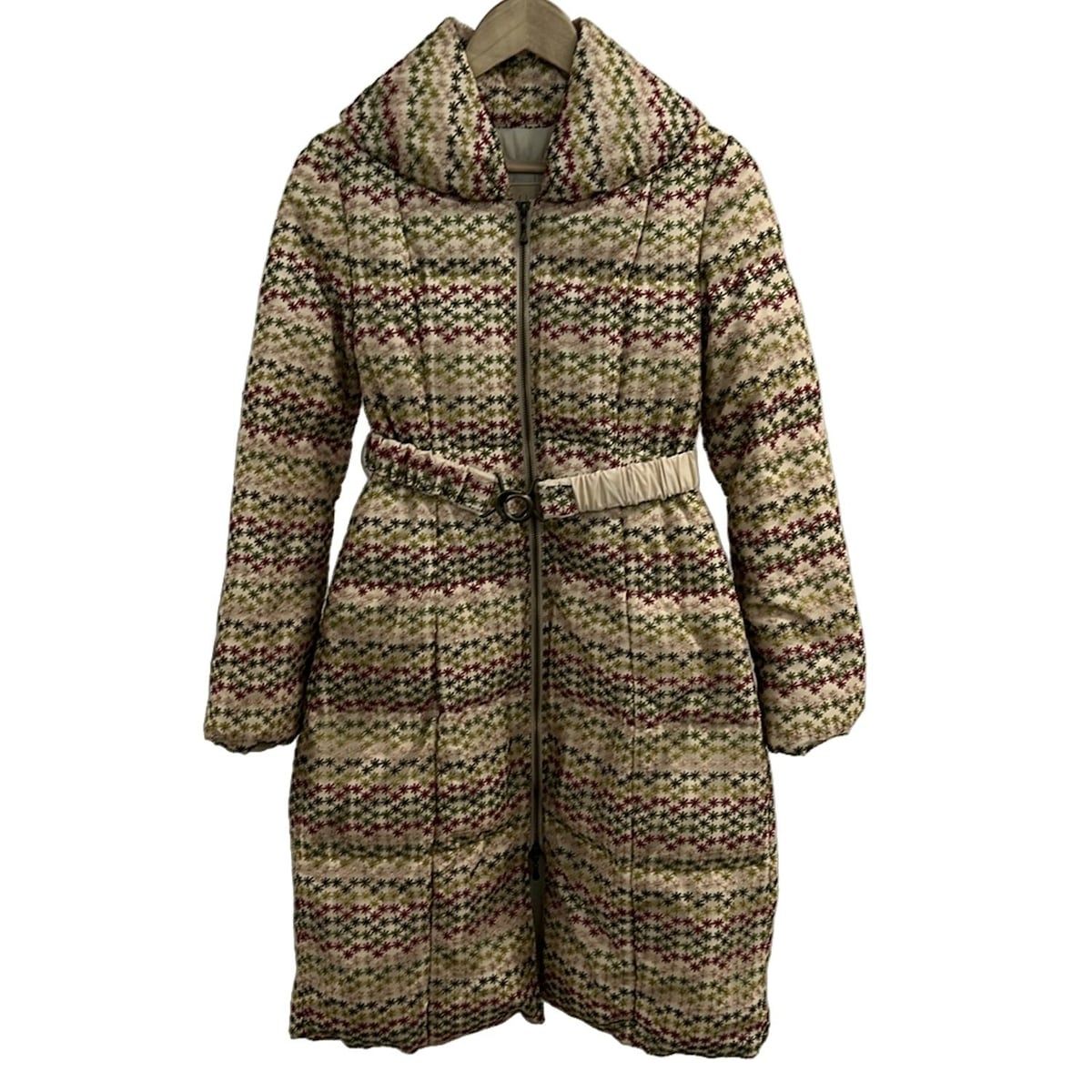 Sybilla(シビラ) ダウンコート サイズM レディース美品 - ベージュ