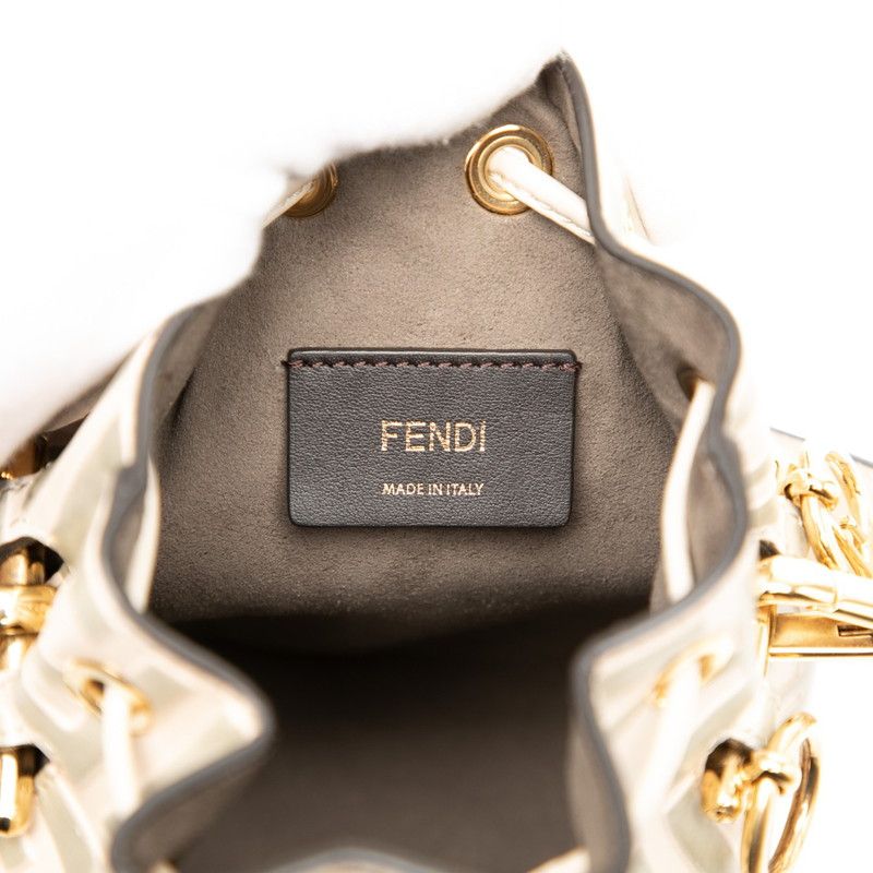 フェンディ ズッカ ミニ モン トレゾール ハンドバッグ ショルダー