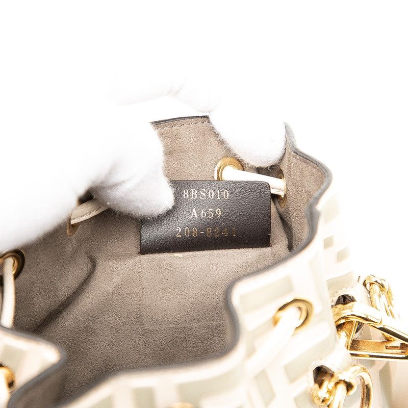 フェンディ ズッカ ミニ モン トレゾール ハンドバッグ ショルダー