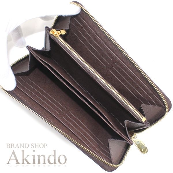 新品・未使用】ルイヴィトン ラウンドファスナー長財布 ダミエ 茶
