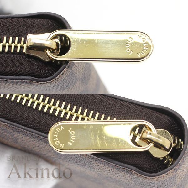 新品・未使用】ルイヴィトン ラウンドファスナー長財布 ダミエ 茶