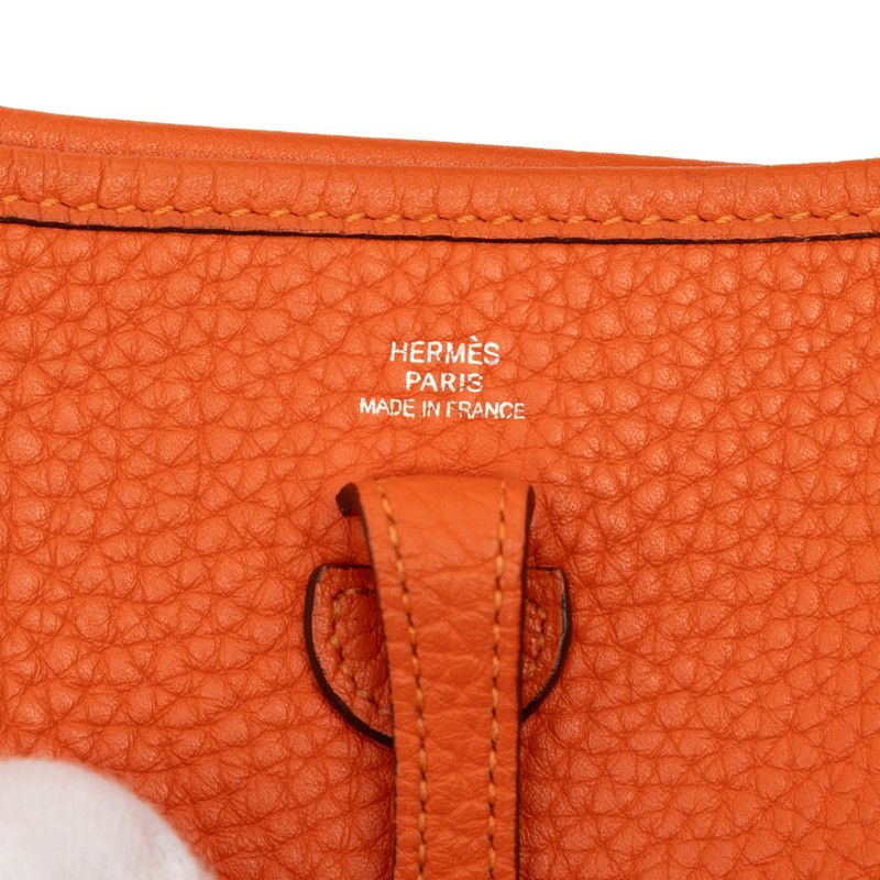 エルメス エブリンTPM 斜め掛け ショルダーバッグ オレンジ トリヨン