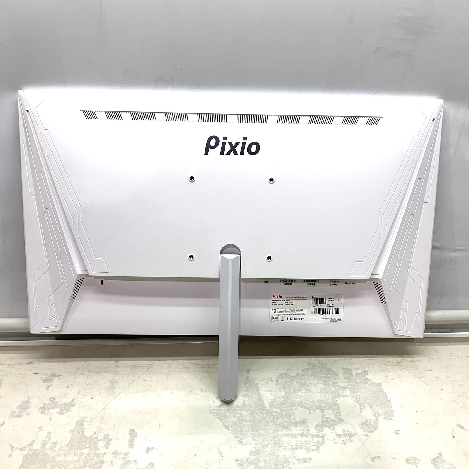 ジャンク品】Pixio PX248 Prime Plus White液晶ディスプレイ PX248PPWH