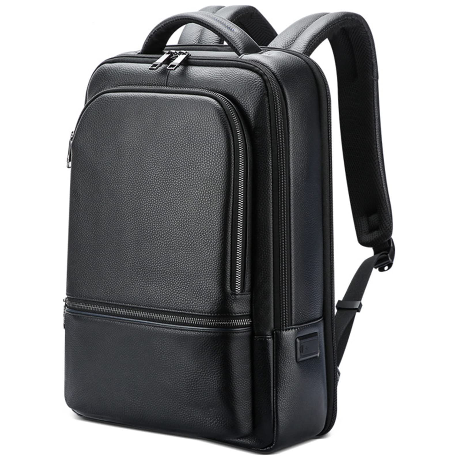 Ariga] リュック メンズ 本革 牛革 17インチPC収納 A4 レザー 大容量