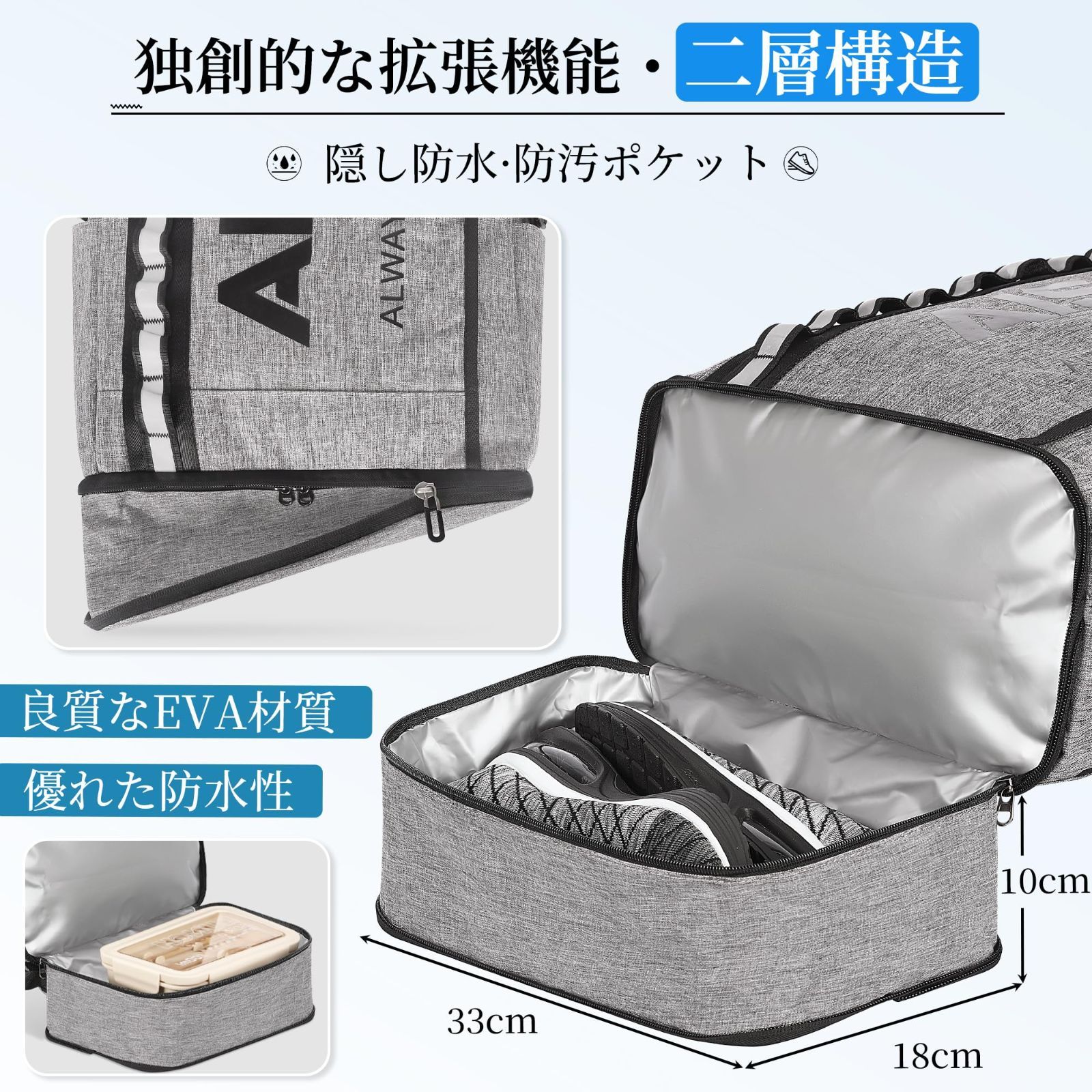 AOSLE] リュック メンズ リュック 大容量 通気性 ビジネス リュック