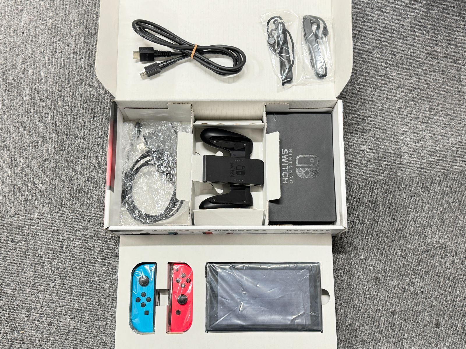 中古品」Nintendo Switch HAC-001 ネオンブルー ネオンレッド 初期化