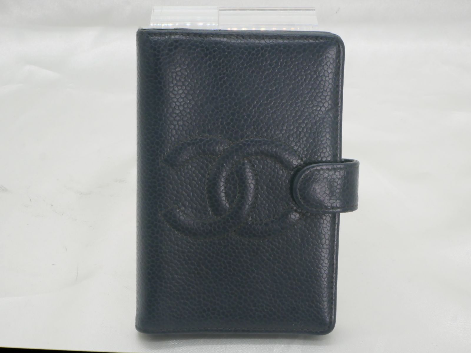 シャネル 5リング ホルダー レザー ノートブック カバー ゴールド シャネル5リングホルダー キャビアスキン ココマーク 手帳カバー