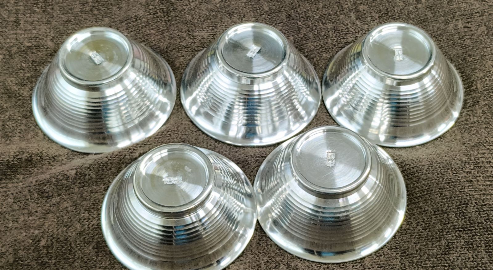 錫製酒器 本錫 お猪口 5客 セット 木箱無し - メルカリ