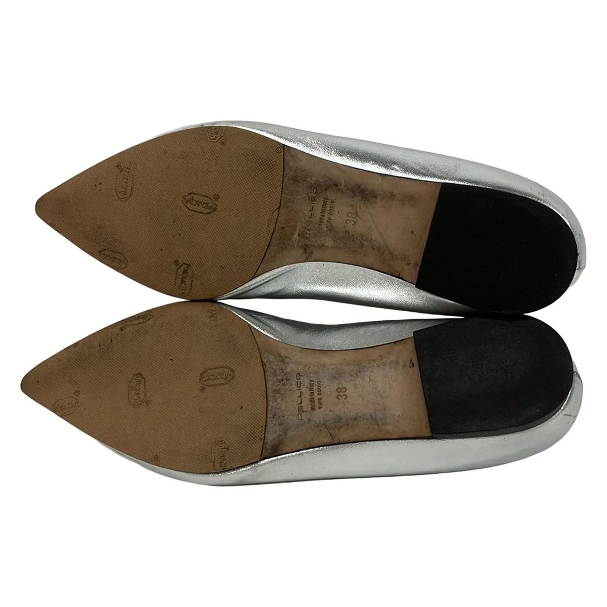 PELLICO(ペリーコ) フラットシューズ 38 レディース - シルバー アウト