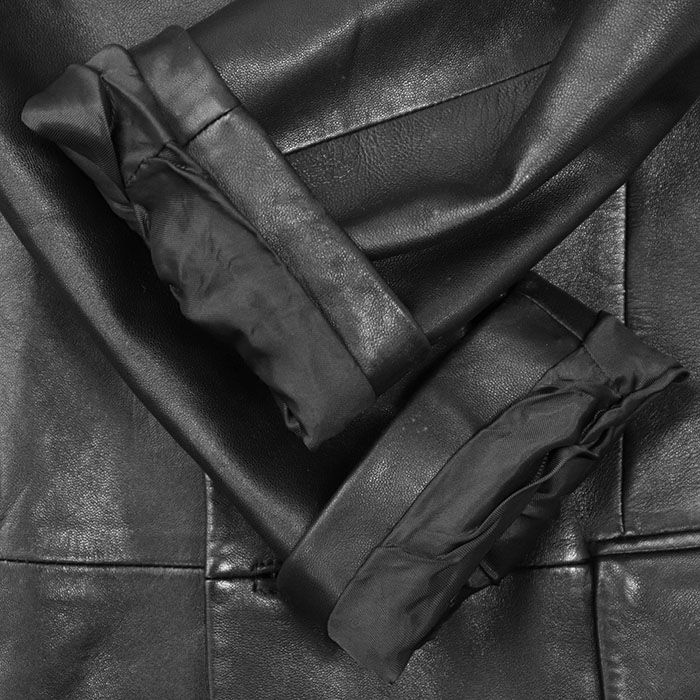 GUCCI グッチ レザージャケット トム・フォード期 ロゴ ボタン 2B