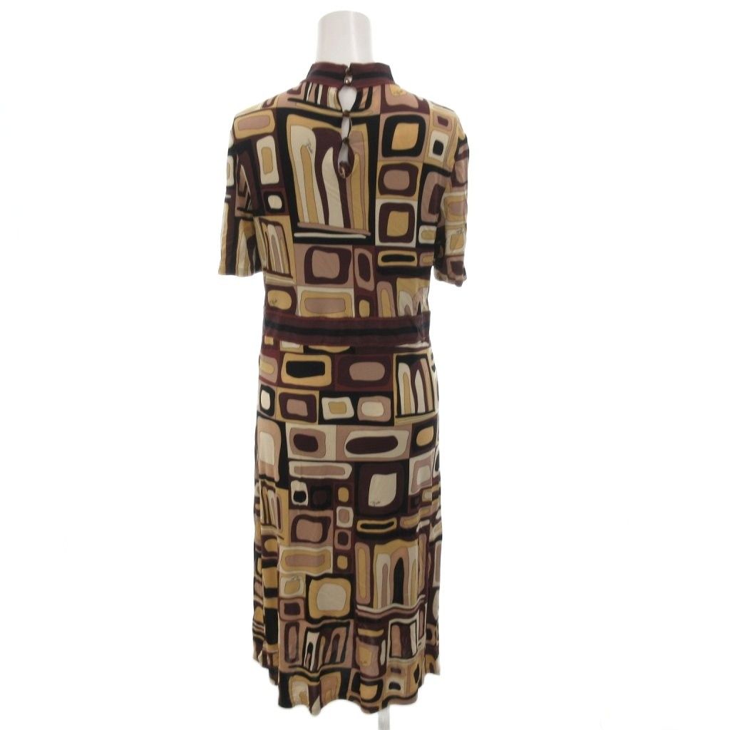 ブラックフライデー☆ EMILIO PUCCI プッチ 半袖ワンピース Vネック