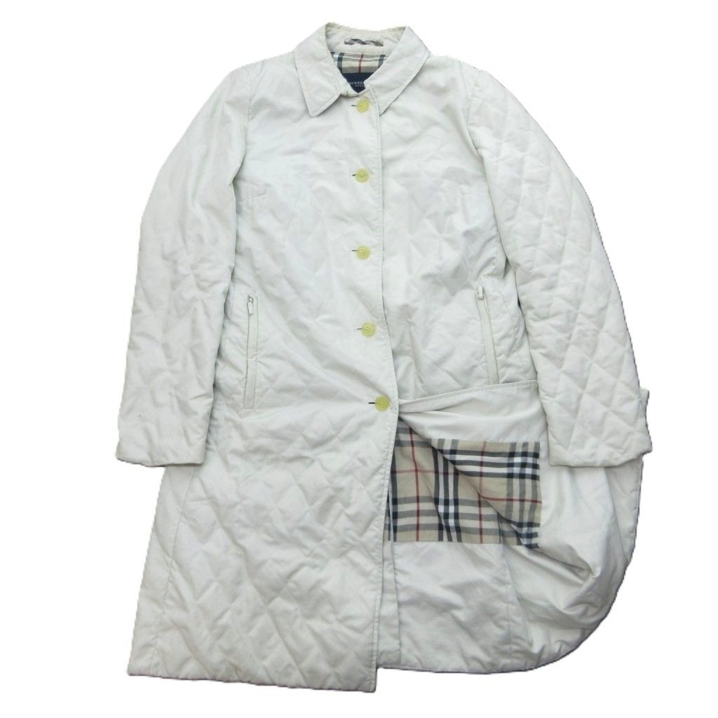 バーバリー ロンドン BURBERRY LONDON キルティングコート ロング 裏地