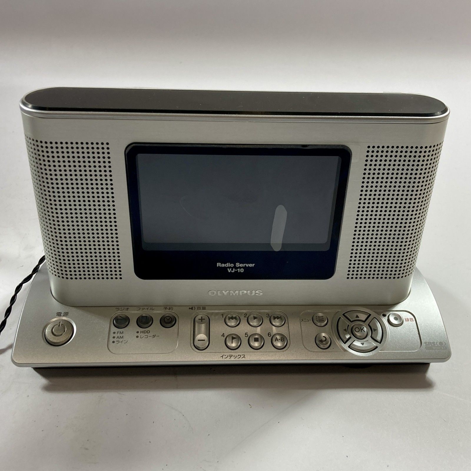 OLYMPUS ラジオサーバー VJ-10 美品 ☆ OLYMPUS オリンパス ラジオサーバー VJ-10 録音 HDD内蔵レコーダー