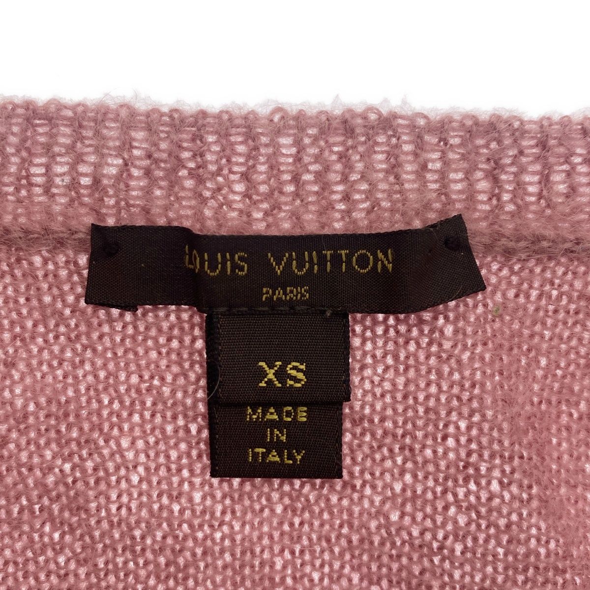 LOUIS VUITTON ルイヴィトン 13AW Vネックモヘアニットセーター RW132B