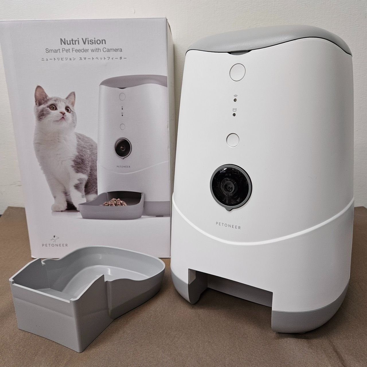 新品未使用【PETONEER】ニュートリビジョン・スマートペットフィーダー 株式会社ジーフォース Nutri Vision ニュートリビジョン Petoneer