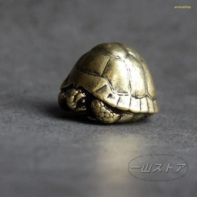 真鍮 置物 亀古 銅茶寵 飾品 装飾 茶寵 - メルカリ