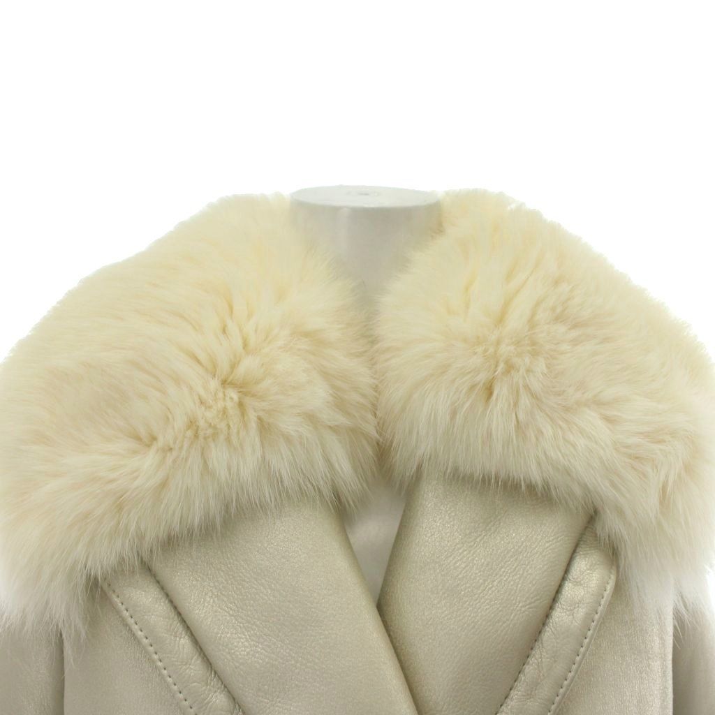 グッチ GUCCI ムートンコート アウター リアルファー フォックス 毛皮