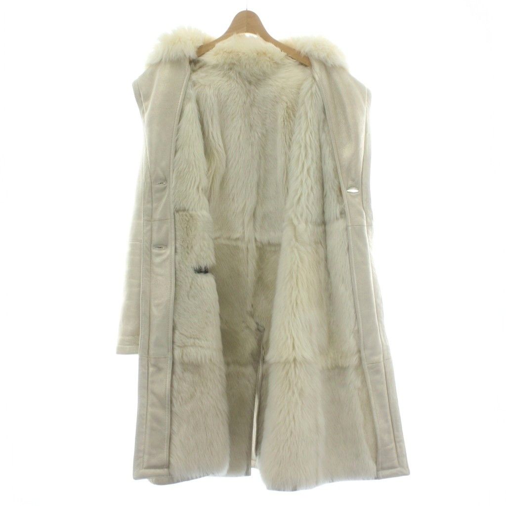 GUCCI 2011AW グッチ ムートンファー シアリング レザーコート 46 グッチ GUCCI ムートンコート アウター リアルファー フォックス 毛皮