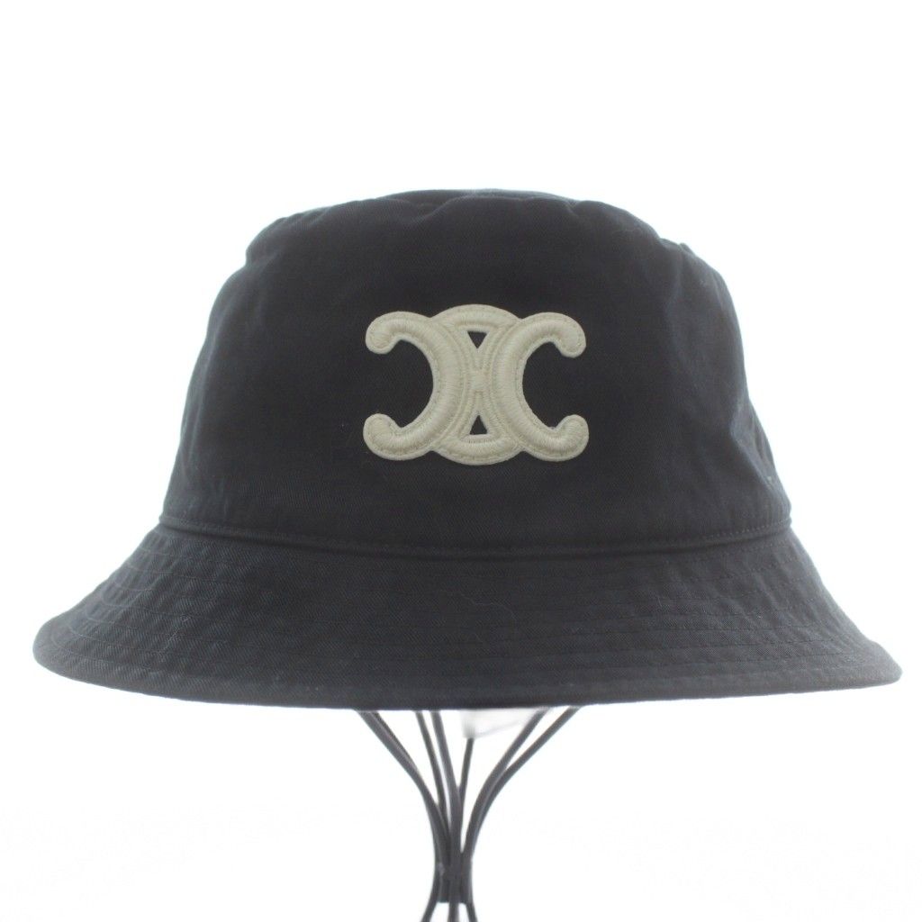 セリーヌ CELINE トリオンフ バケットハット バケハ 帽子 ロゴ 刺繍