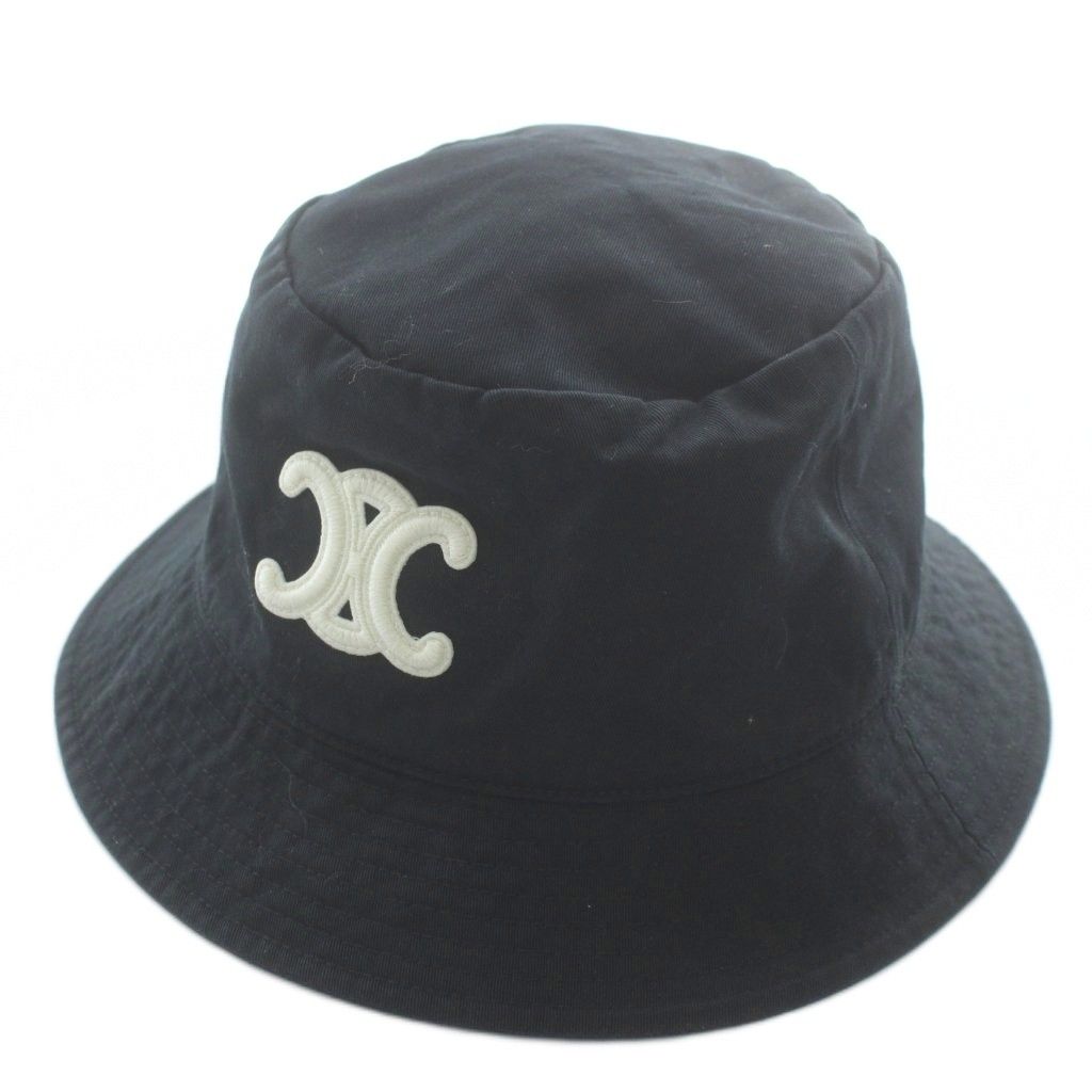 セリーヌ CELINE トリオンフ バケットハット バケハ 帽子 ロゴ 刺繍