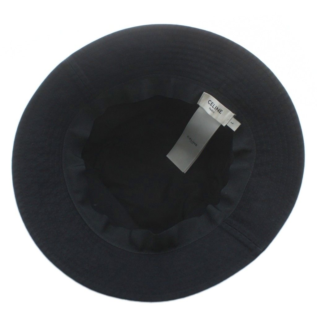 セリーヌ CELINE トリオンフ バケットハット バケハ 帽子 ロゴ 刺繍