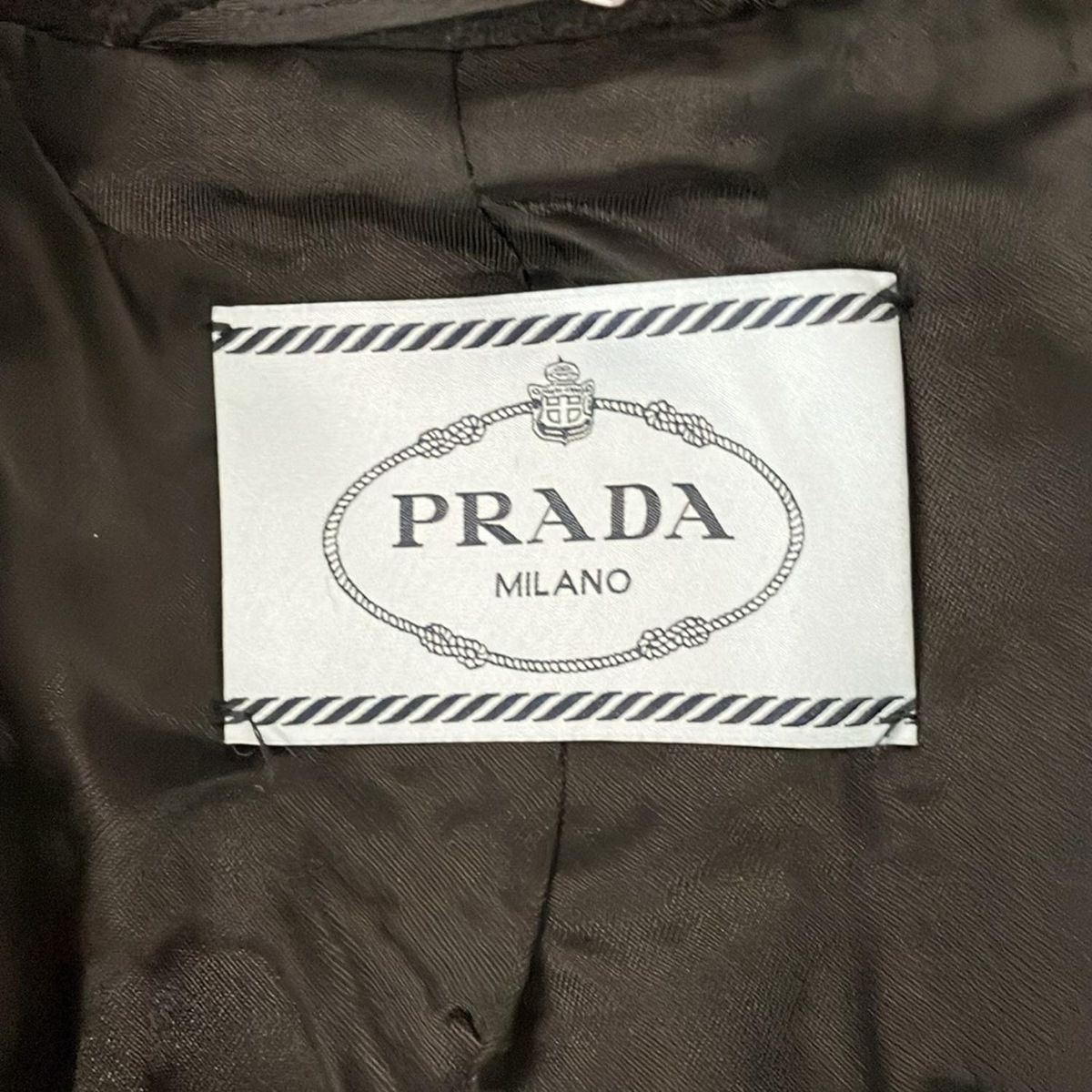 PRADA(プラダ) コート サイズ40 M レディース - 黒 長袖/秋/冬 - メルカリ