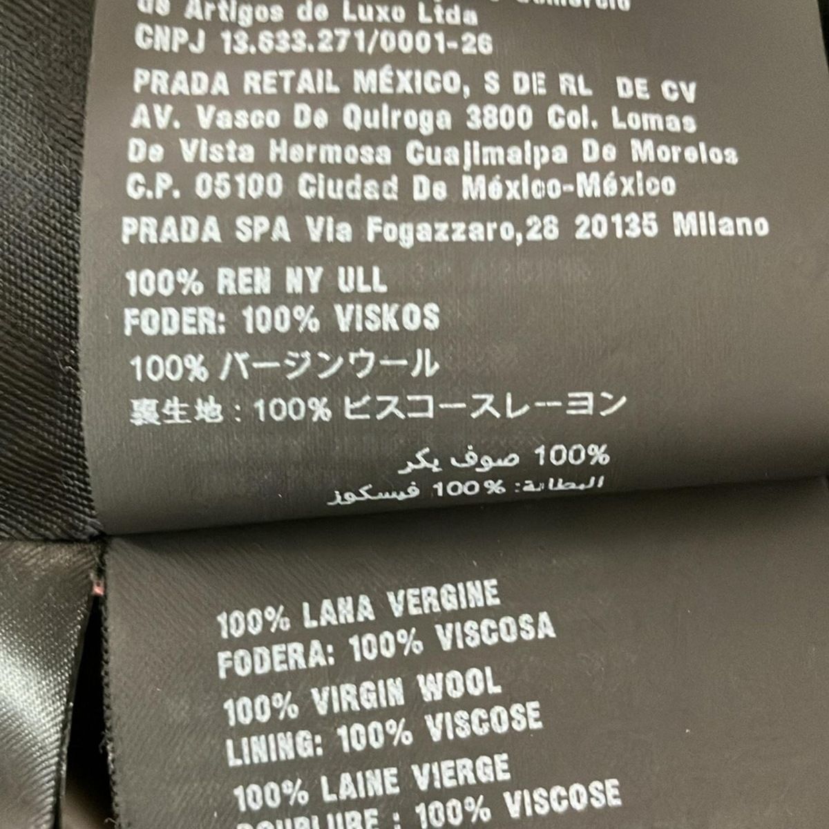 PRADA(プラダ) コート サイズ40 M レディース - 黒 長袖/秋/冬 - メルカリ