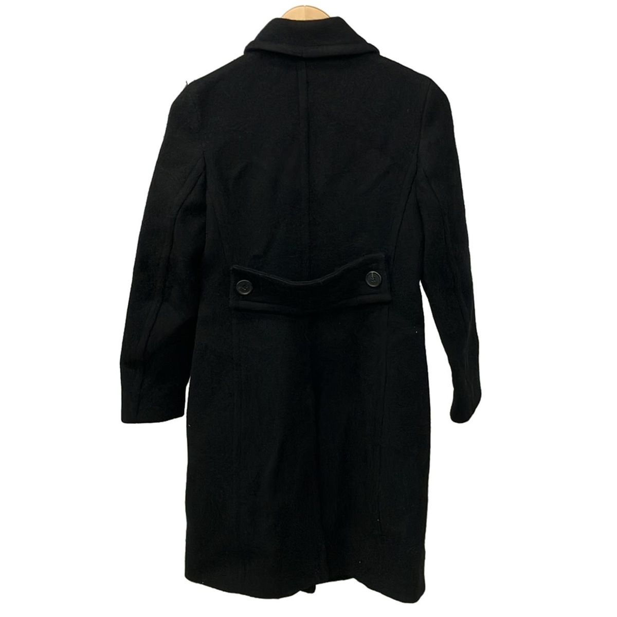 PRADA ブラック ロングコート 40 PRADA(プラダ) コート サイズ40 M レディース - 黒 長袖/秋/冬 - メルカリ