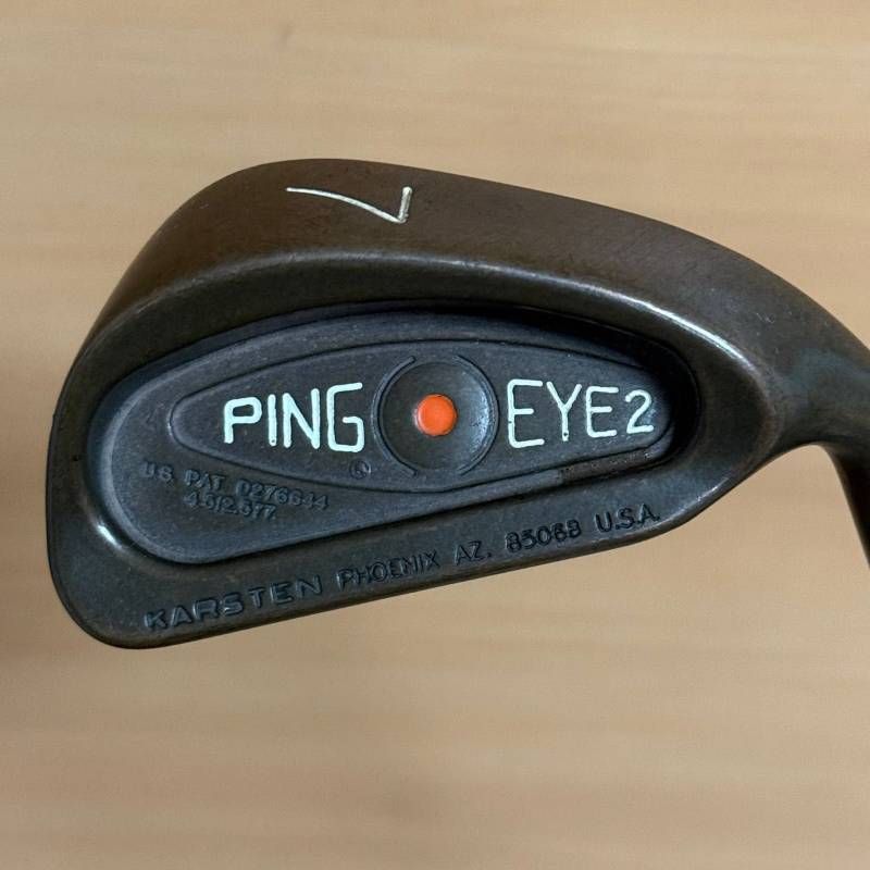 ベリリウムカッパー　ピン　黒ドット　ゴルフクラブ　メンズアイアン　10本 PING EYE2 ピン アイ ベリリウムカッパー 7I 7番アイアン KARSTEN