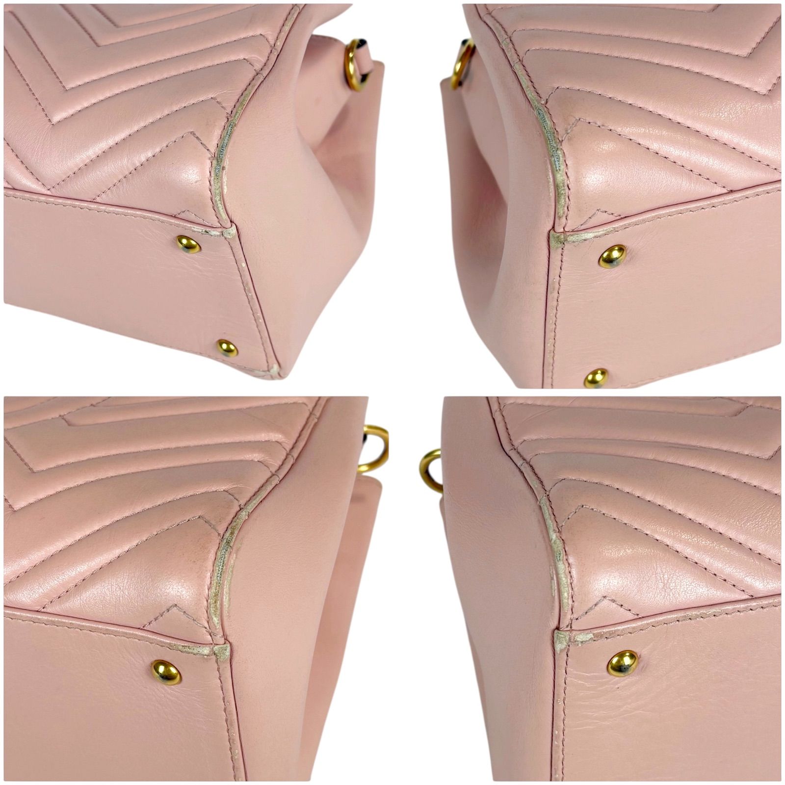 グッチ GUCCI 2WAY ショルダーバッグ ハンドバッグ GGマーモント