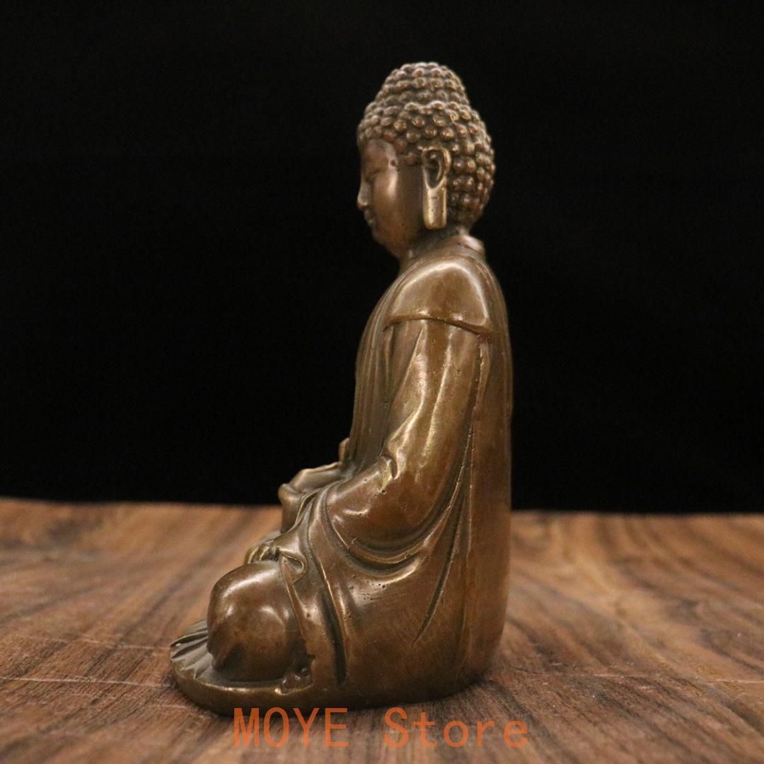 仏教美術 仏像 釈迦牟尼仏大日如来 家内 供養 置物 仏堂 銅像 銅製