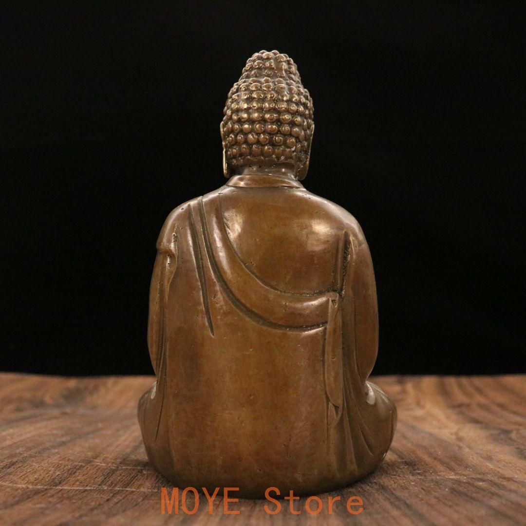 仏教美術 仏像 釈迦牟尼仏大日如来 家内 供養 置物 仏堂 銅像 銅製