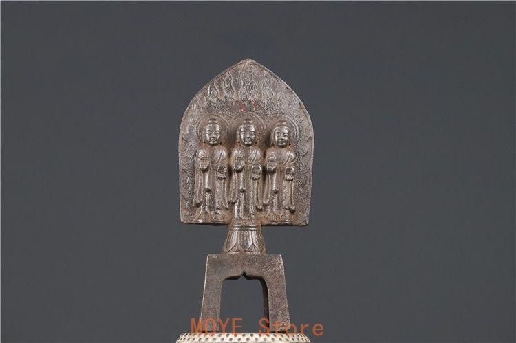 鉄器 鉄仏 北魏仏像 ベンチ仏 三世仏 開運 風水 招財 辟邪 工芸品 置物