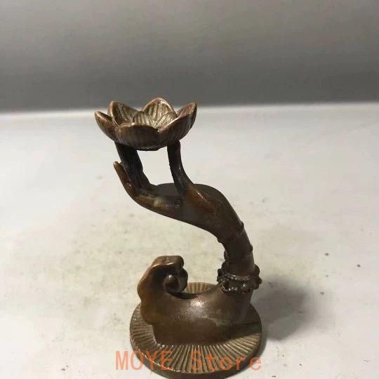 銅 細工 禅意仏手倒流香 塔香香炉 茶道具 装飾品 工芸品 置物 - メルカリ